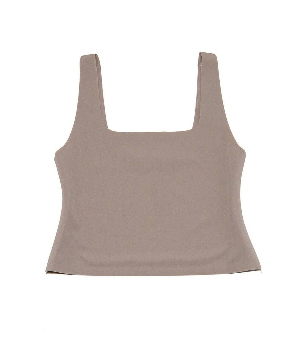 NEW 8APART women's jaymes square neck tank top in ash